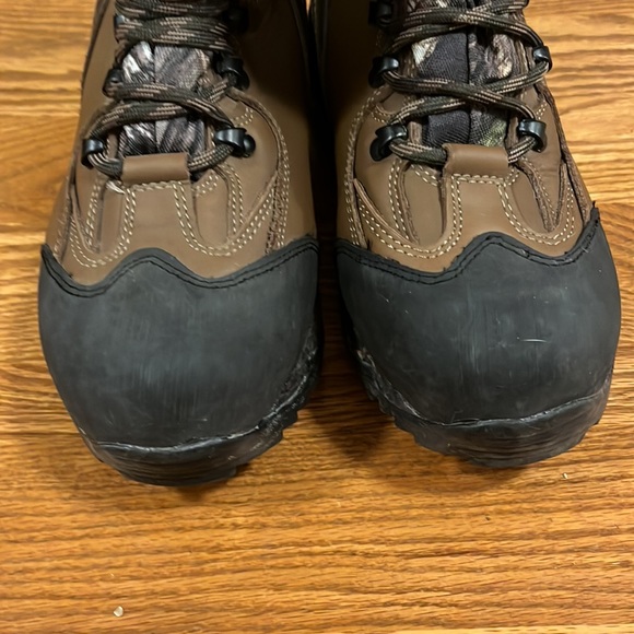 Men’s Guide Gear Leather Camo Hunting Boots - 8 - Picture 2 of 10